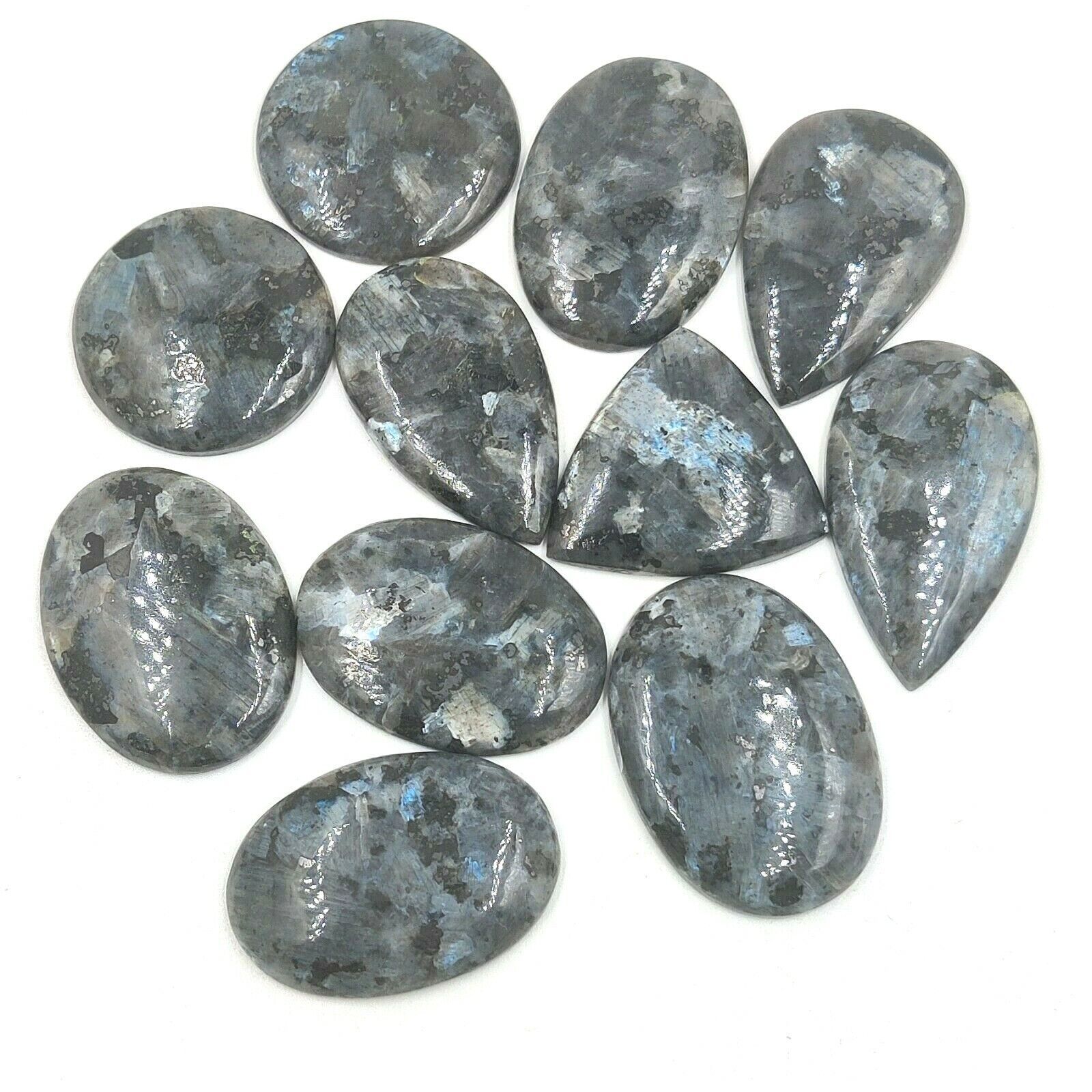 Natural stone Larvikite crystal Mix Shape Loose Gemstone Cabochon healing crystal gemstone All shapes Cabochon wholesaler