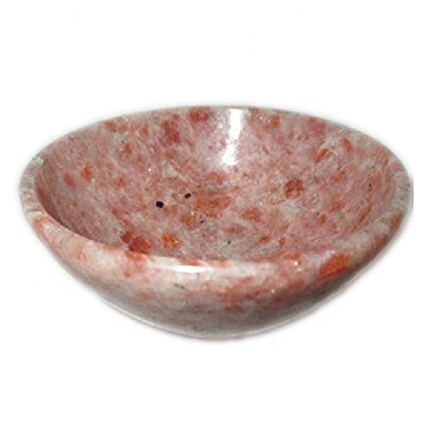 Gemstone Material sunstone Bowl Product natural stone bowl Type Gemstone reiki healing crystal Bowl for decoration