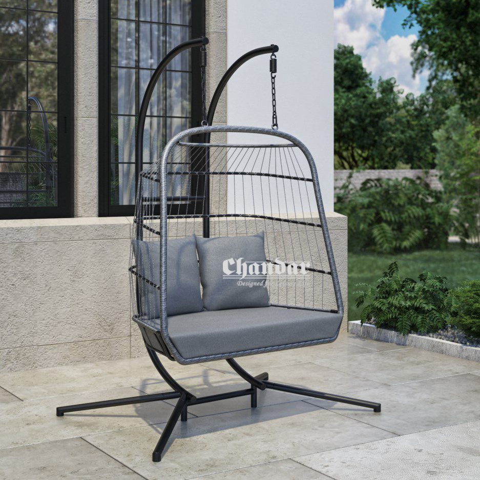 Outdoor Furniture Garden Patio Swing Chair As Sofa Chair Garden Metal Hanging Chair