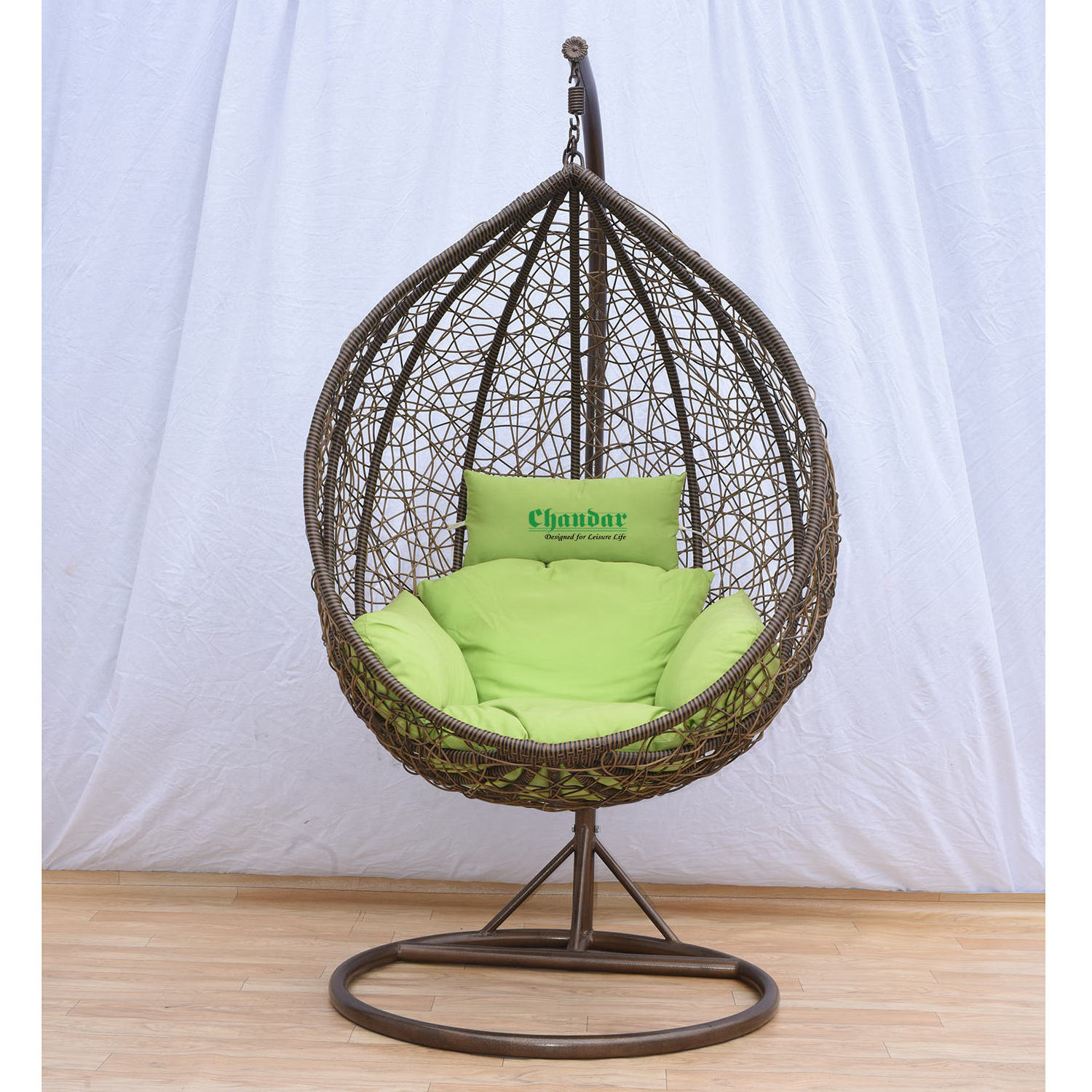 High Quality Rattan Wicker Egg Swinging Chairs Factory Delivery Patio Outdoor Camping Swing Chair