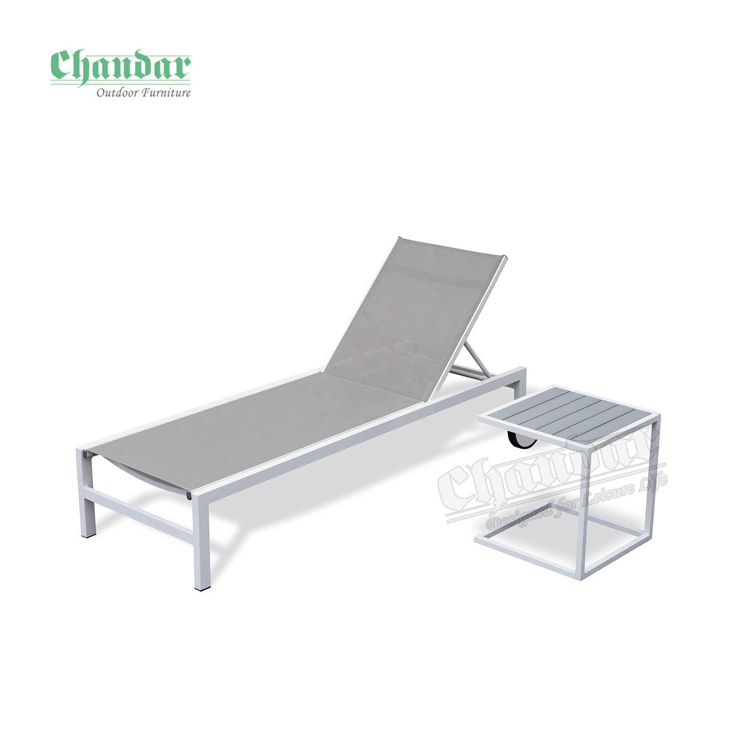 Hot sale modern chaise lounge outdoor chair patio pool lounge chairs