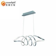 Wholesale American Kitchen Square Hanging Ceiling Flush Mount Pendant Light Decoration Black Modern LED Chandeliers