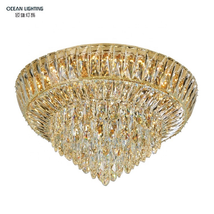 Indoor Contemporary Home Decorative Foyer Chandelier Crystal Ceiling Pendant Light Fixture