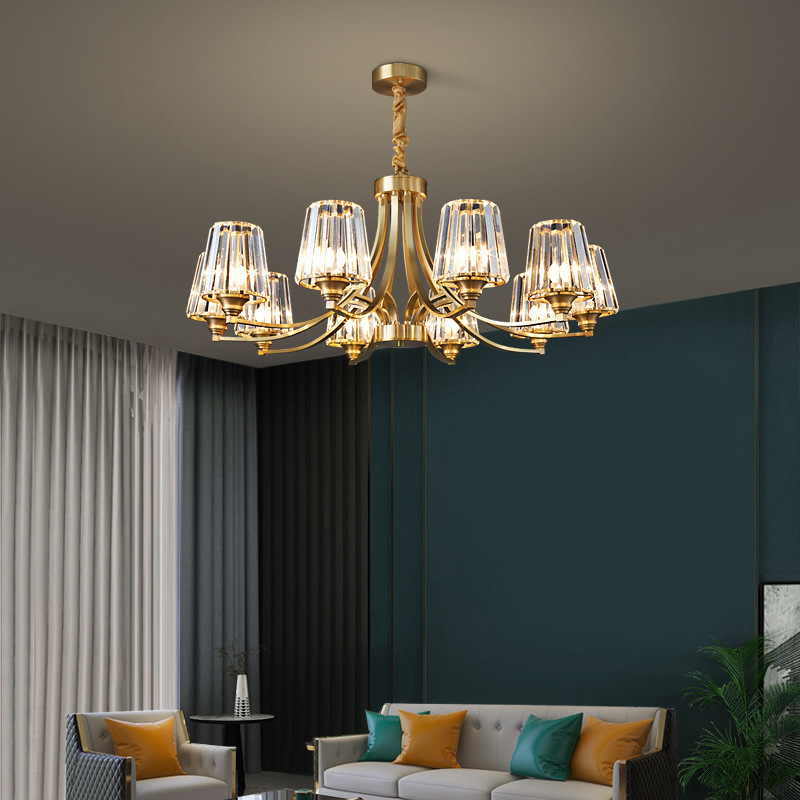 Modern Luxury Lighting Design American Design Chandelier For Living Room Wedding Decor chandeliers pendant lights