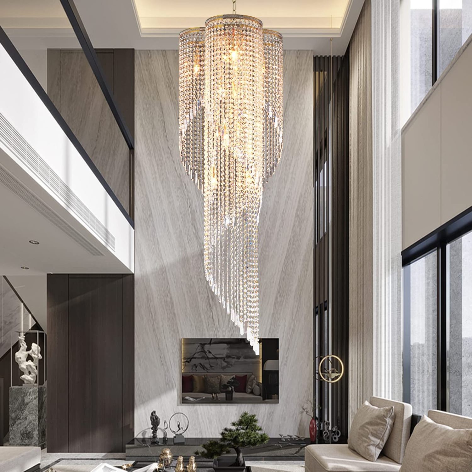 luxury lighting modern Villa Hotel Restaurant Banquet Foyer ceiling lights chandelier pendant lights