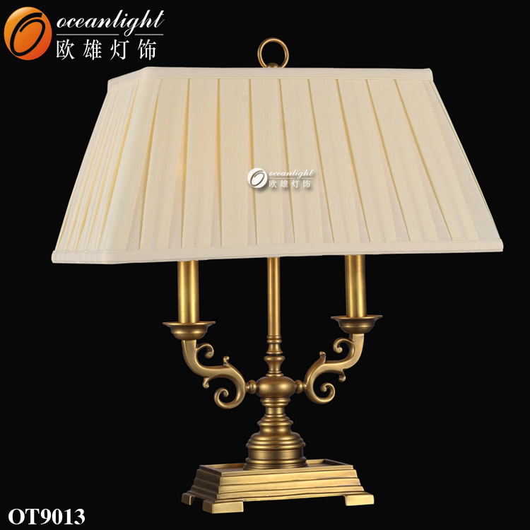 OT9008 Table Lamp Hotel Table Lamp Antique Brass Lion Table Lamp