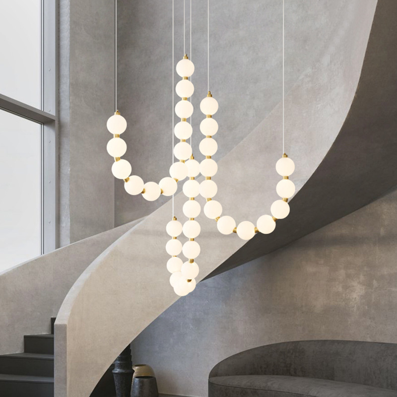 Contemporary Minimalist Nordic Foyer Wedding Decor Lights Lighting Chandeliers Pendant Light