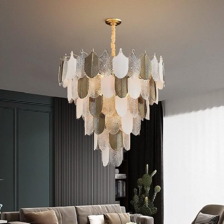 retro decorative nordic style led luxury k9 crystal dining table lighting ceiling chandeliers pendant lights