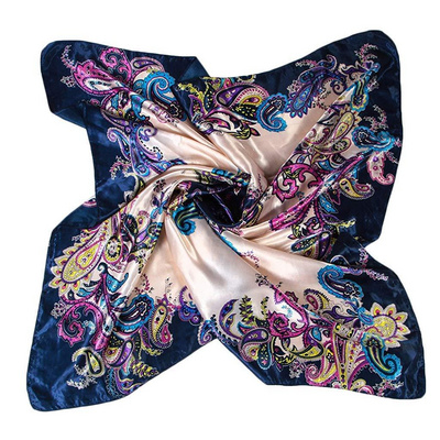 Indian Designer Silk Scarf Wraps Shawl Hijab Stoles Scarves Printed Recycled Soie Satin silk  Summer India Fashion Scarf