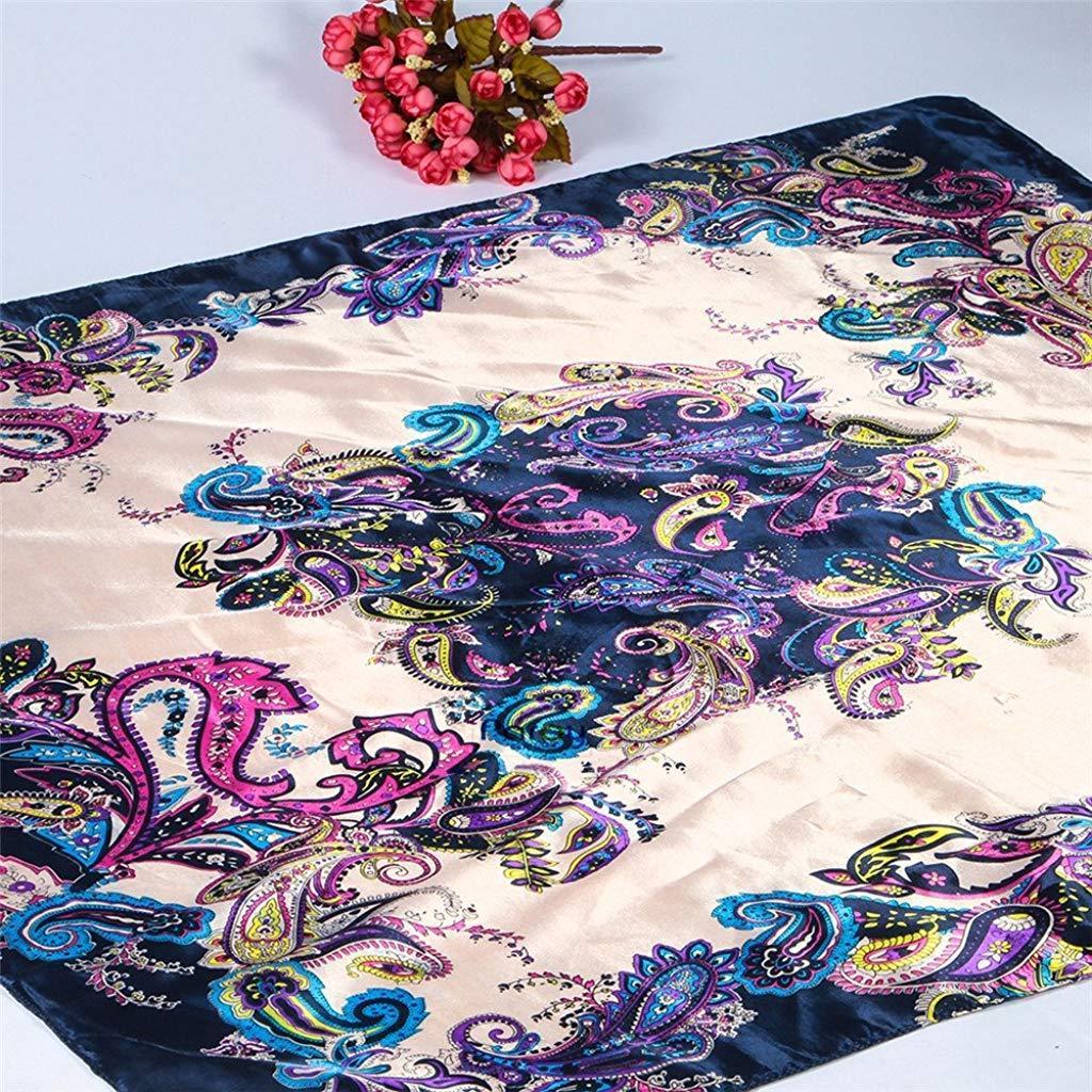 Indian Designer Silk Scarf Wraps Shawl Hijab Stoles Scarves Printed Recycled Soie Satin silk  Summer India Fashion Scarf