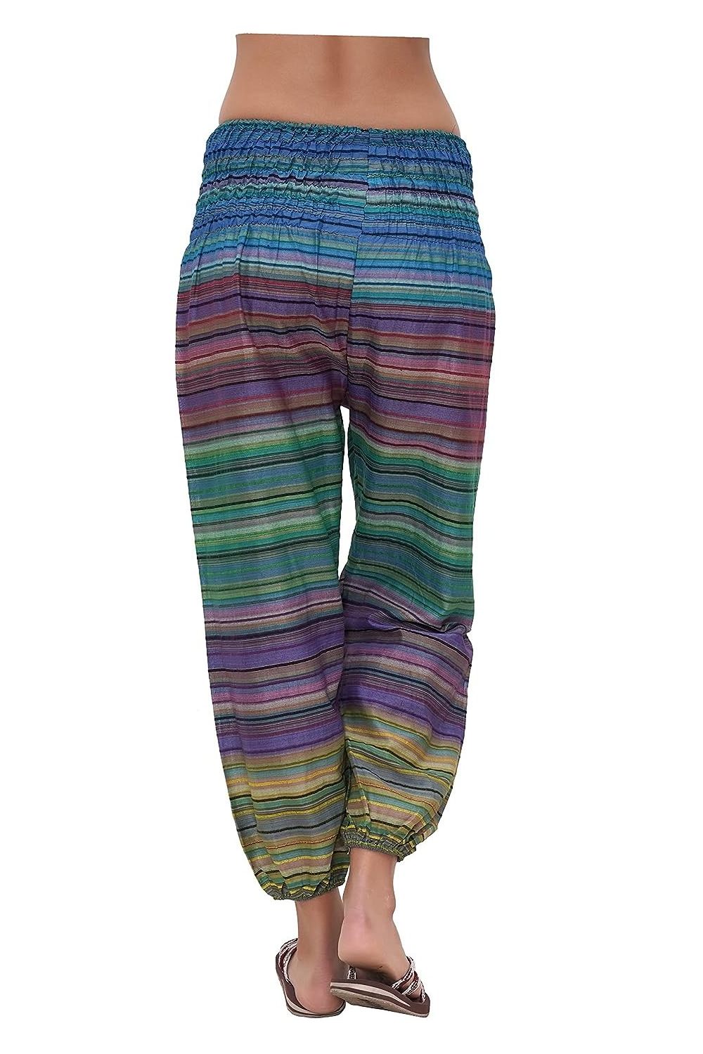 3 TIie Dye Harem Yoga Pants Trouser Baggy Gypsy Ginie Ali baba Trouser Aladdin elastic pant cotton gypsy yoga pant forTrouser