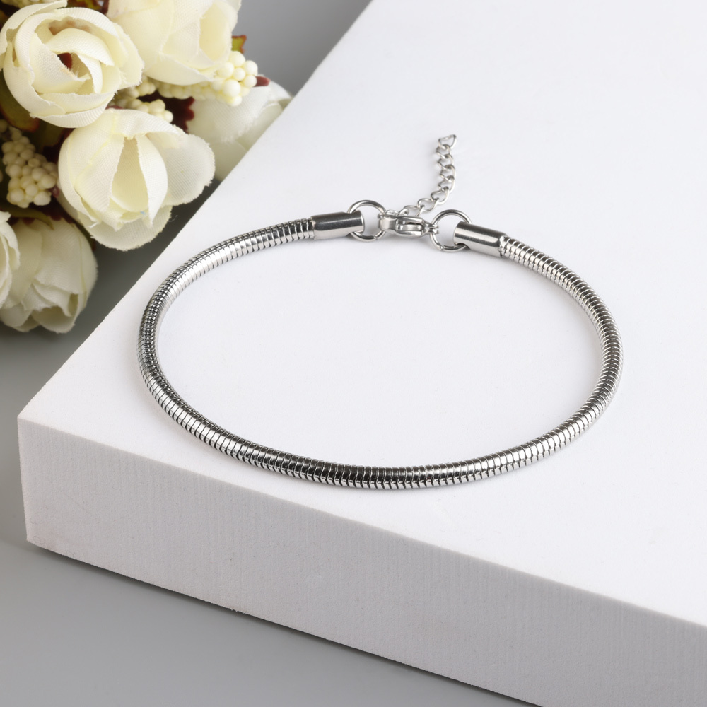 Wholesale Trendy High Quality Stainless Steel Snake Chain Women Bracelets Jewelry