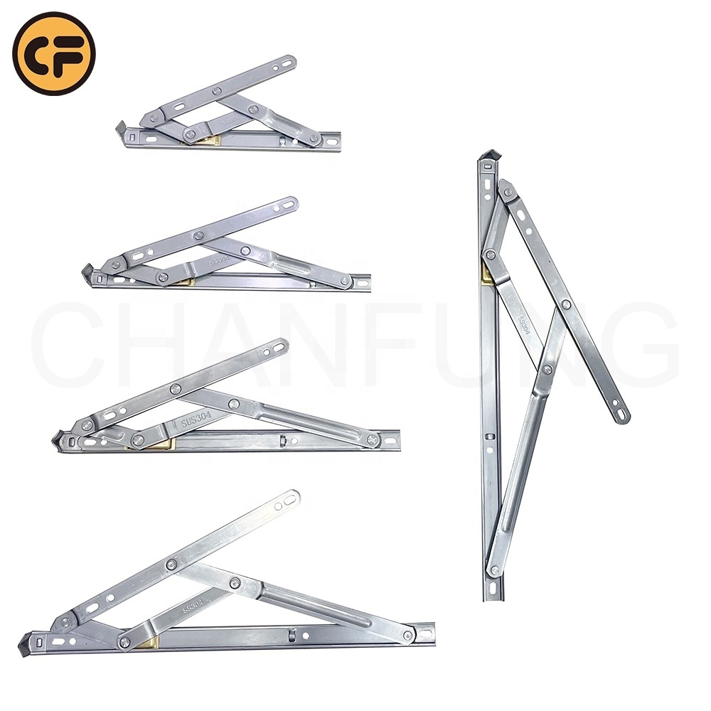 Customized Heavy Duty Stainless Steel Window Stay Aluminum Window Hinge Casement Window Friction Stay Hinge