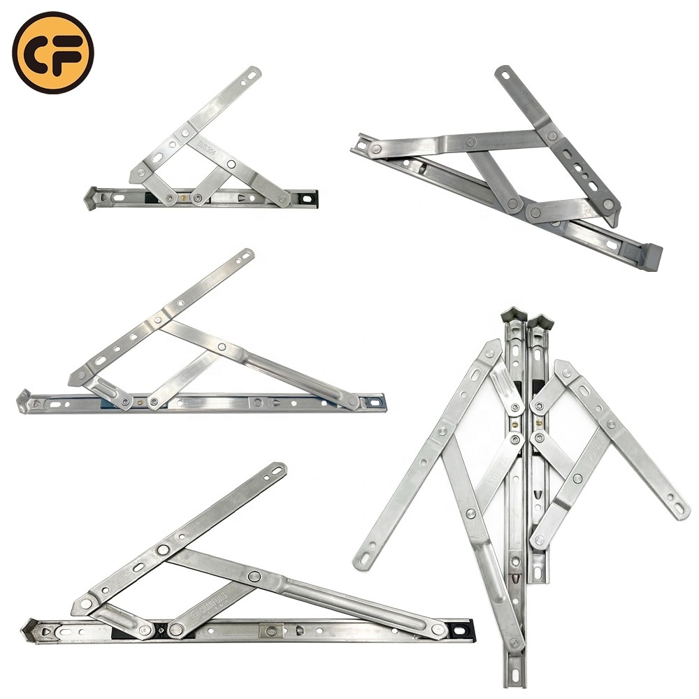 Heavy Duty Square Groove 4-6 bar Window Stay Stainless Steel Window Friction Hinges