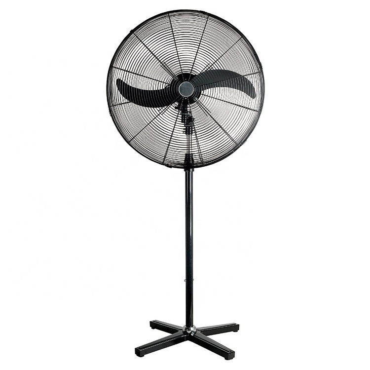 26 Inch commercial heavy duty oscillating ox exhaust air cooling large room indian price stand industrial floor fan for chinese