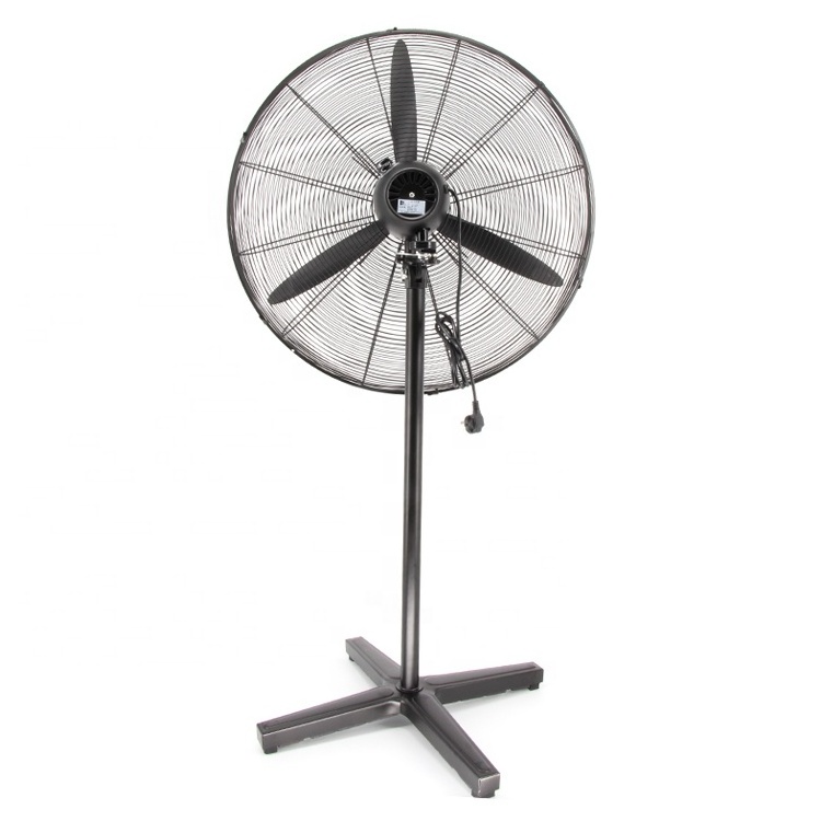 26 Inch commercial heavy duty oscillating ox exhaust air cooling large room indian price stand industrial floor fan for chinese