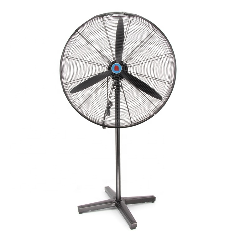 26 Inch commercial heavy duty oscillating ox exhaust air cooling large room indian price stand industrial floor fan for chinese