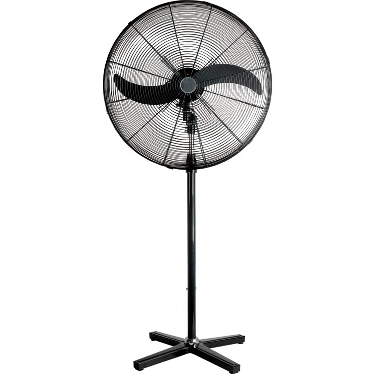 26 Inch commercial heavy duty oscillating ox exhaust air cooling large room indian price stand industrial floor fan for chinese