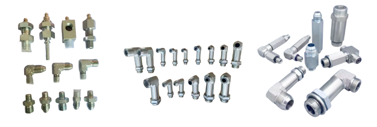 Stainless Steel Compression Tube Fittings Hydraulic Tube Fittings Single Ferrule 4-Way Cross /Union/Tee/Elbow 3000-6000psi