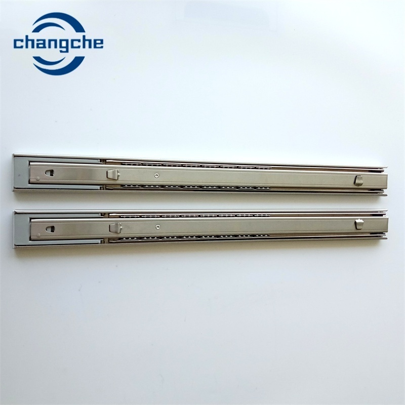 China Factory Undermount Drawer Slide  Furniture metal drawer slides ball bearing soft close drawer slides with hook