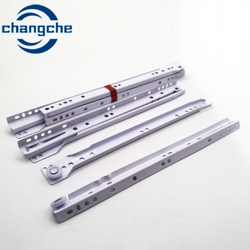 High Quality Bottom Mount Drawer Slides Furniture FGV Powder Coated with Nylon Wheel Roller Fgv Drawer Slide For Cabinet