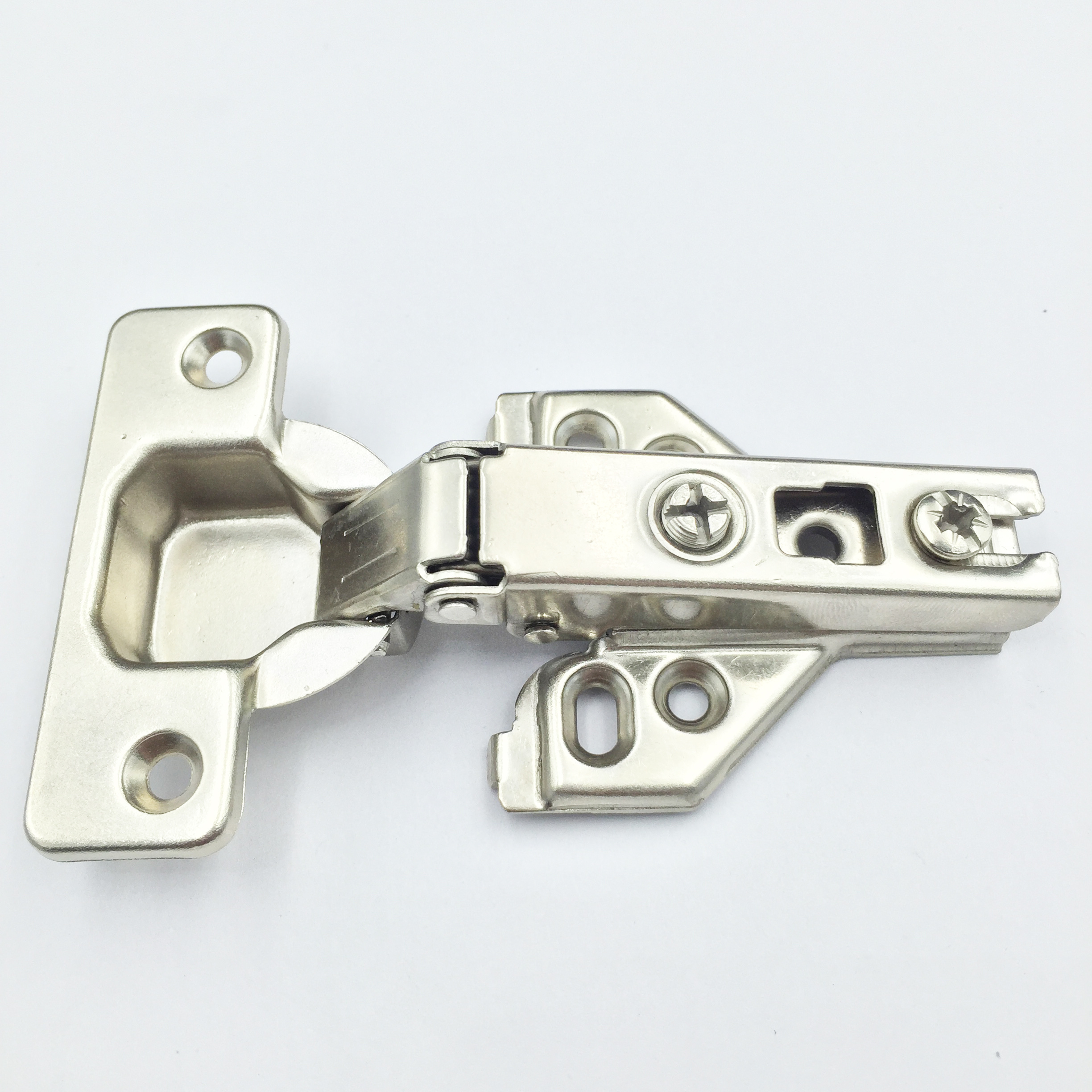 Aluminum Frame Normal Close Hinges for Cabinet unhydraulic Slide-on Cupboard Door Hinge with Hook