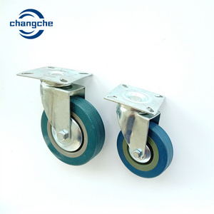 Caster wheel 75mm70mm65mm50mm 45mm 40mm  Industrial medium orange PP/PVC Wheel chair wheels