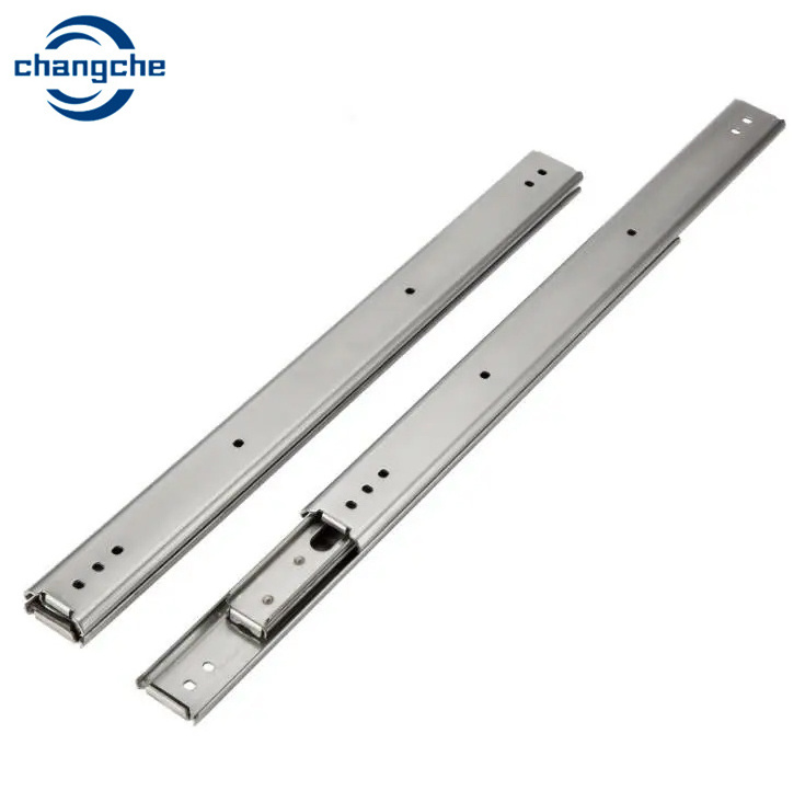 1.5mm High Density Thickened Drawer Slides Industrial Grade Solid Steel Ball Bearing Drawer Slides