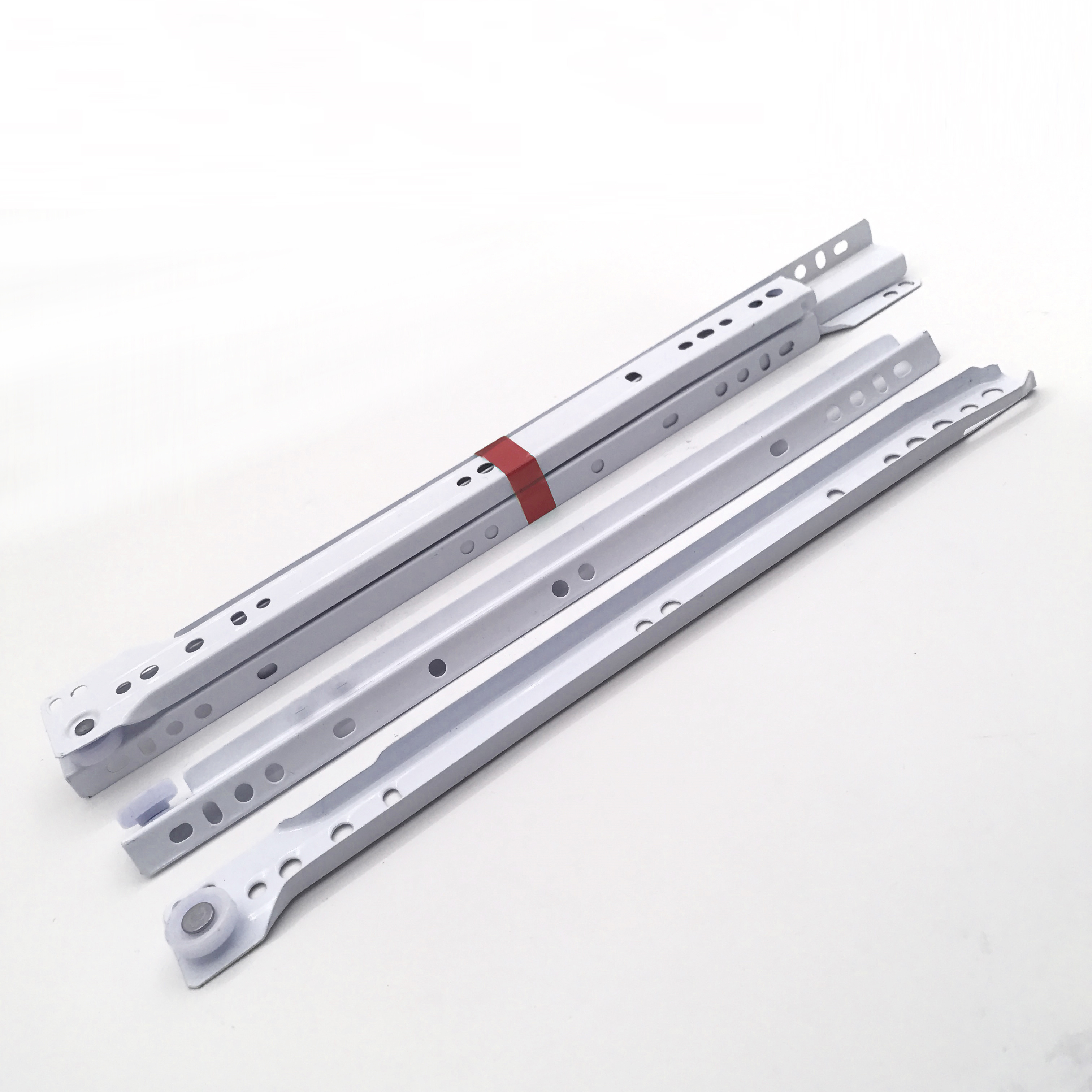 Self-Closing Type FGV Powder Coating Drawer Slide Metal Telescopic Drawer Slide Channel Euro Drawer Slide