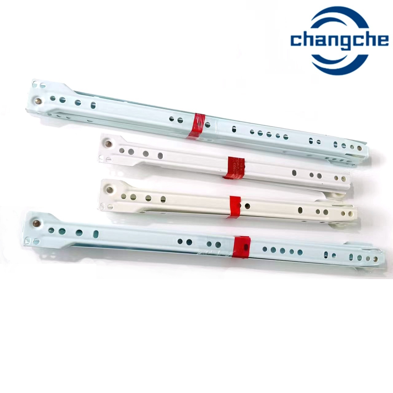 CHANGCHE Good Price  Euro Self-Closing Slide Rails Furniture Drawer Slide Roller Slide With Powder Coating