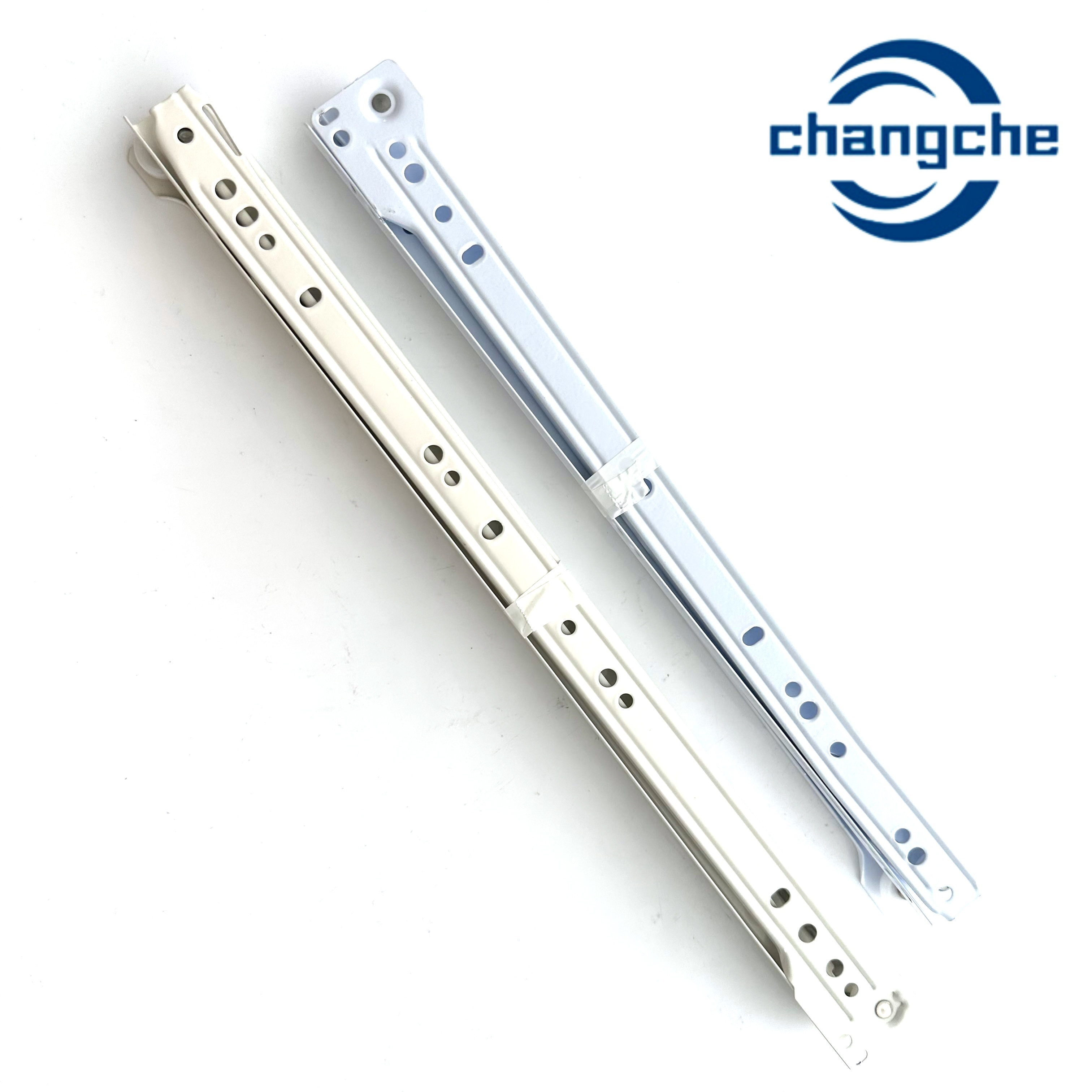 CHANGCHE Good Price  Euro Self-Closing Slide Rails Furniture Drawer Slide Roller Slide With Powder Coating