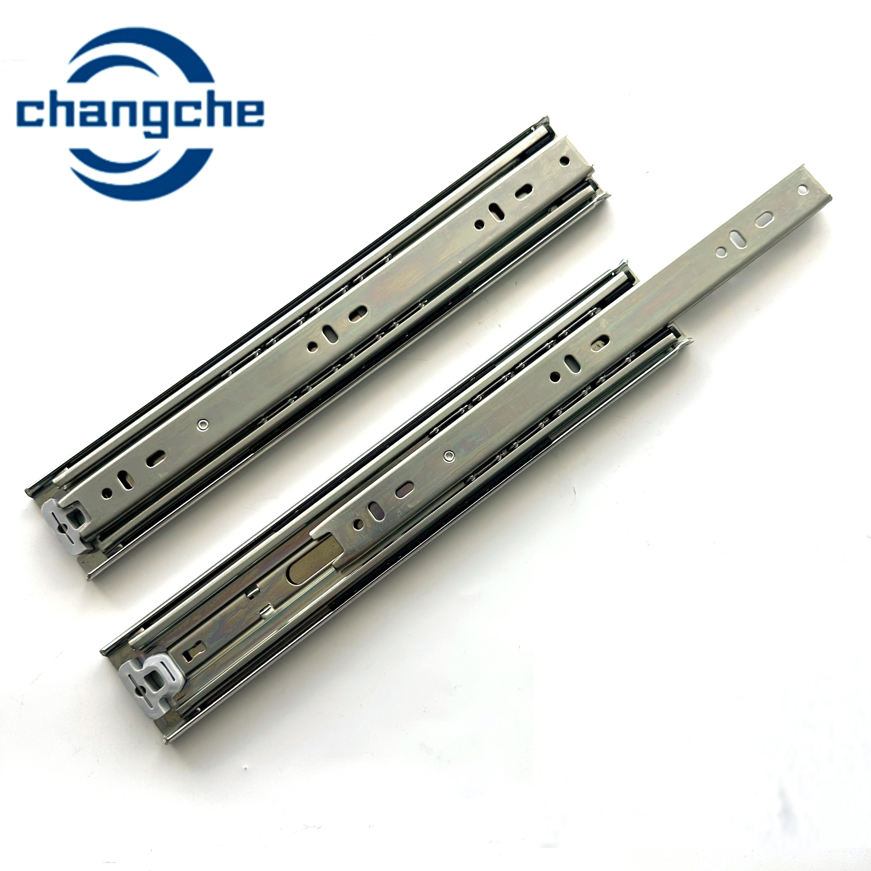 2024 High Quality heavy duty kitchen cabinet ball bearing drawer slides Stopper Soft Close Kitchen Cabinet Drawer Slide