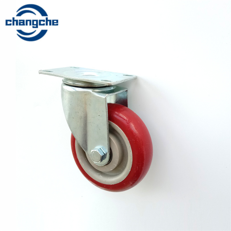 Hot Sale Factory Plat castors Heavy Duty Fixed  Durable Industrial Castors