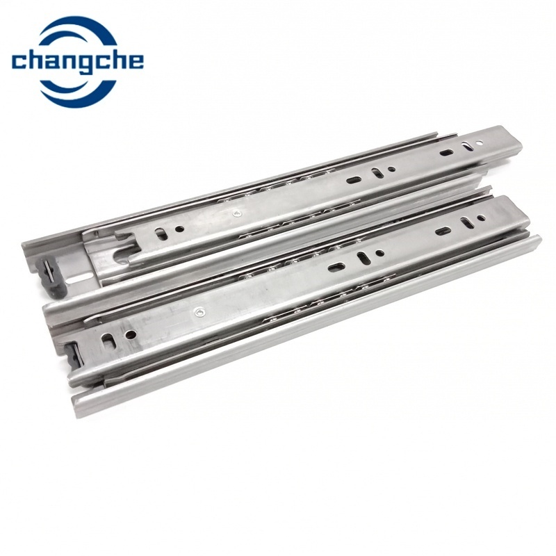 changche ball bearing soft close  Drawer Slides Thin Type Slide Metal Box for furniture kitchen cabinet drawer