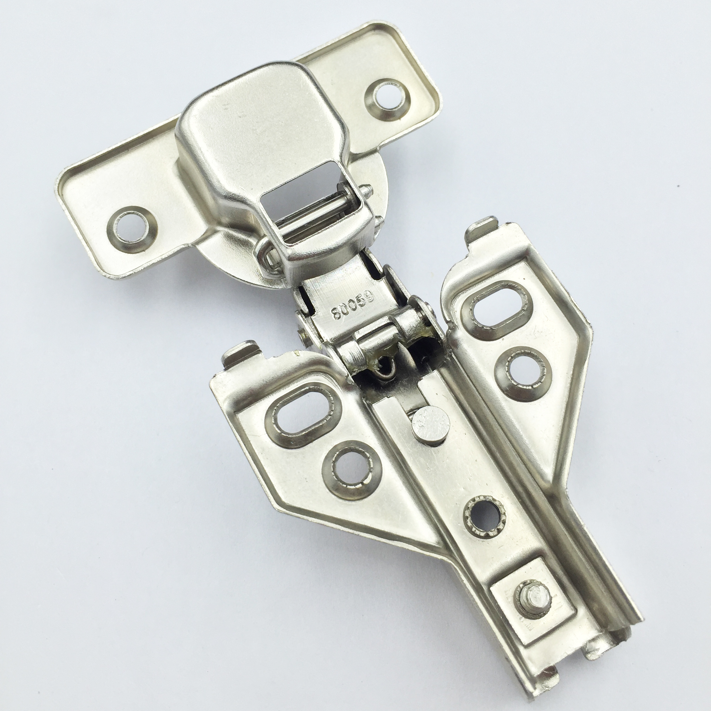 Aluminum Frame Normal Close Hinges for Cabinet unhydraulic Slide-on Cupboard Door Hinge with Hook