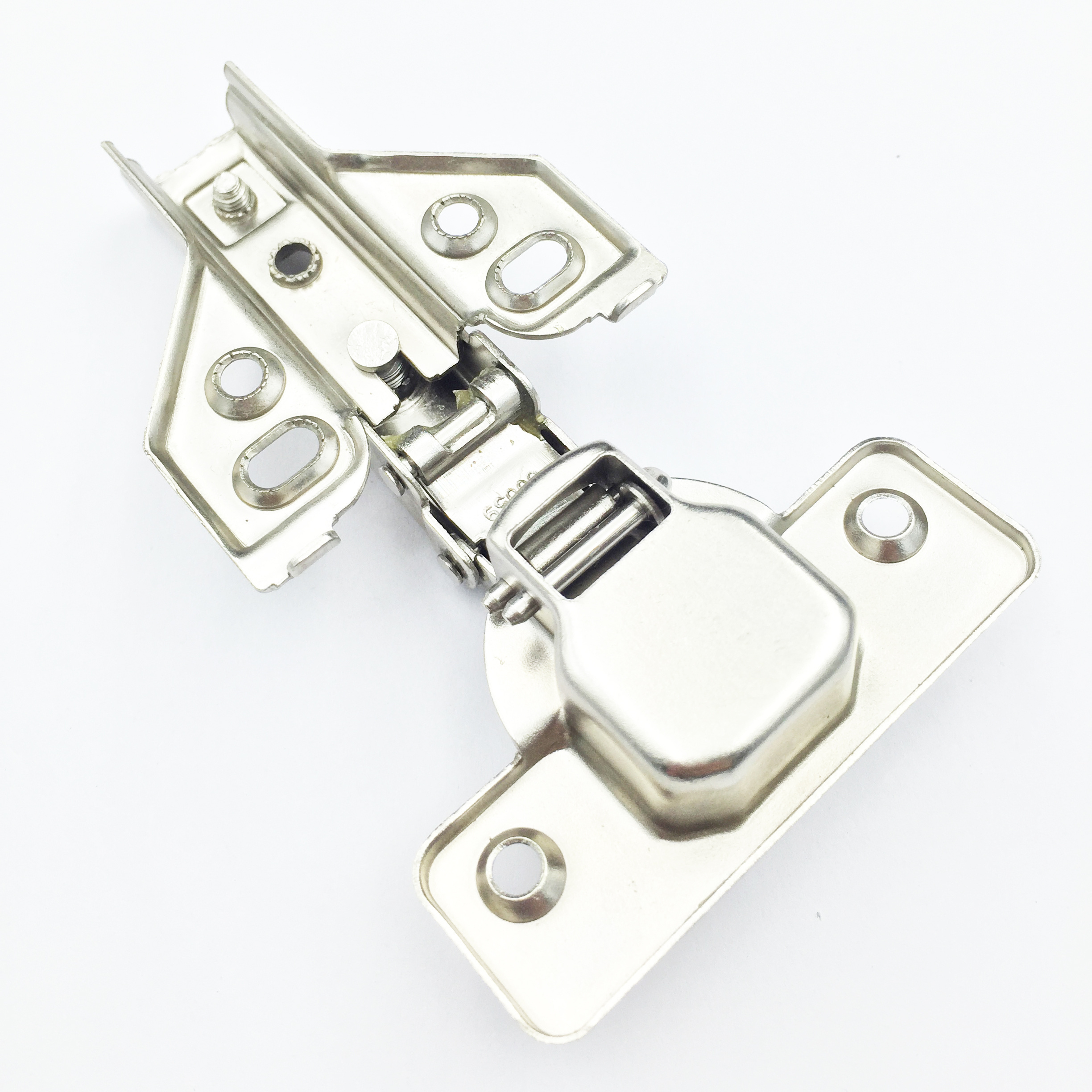 Aluminum Frame Normal Close Hinges for Cabinet unhydraulic Slide-on Cupboard Door Hinge with Hook