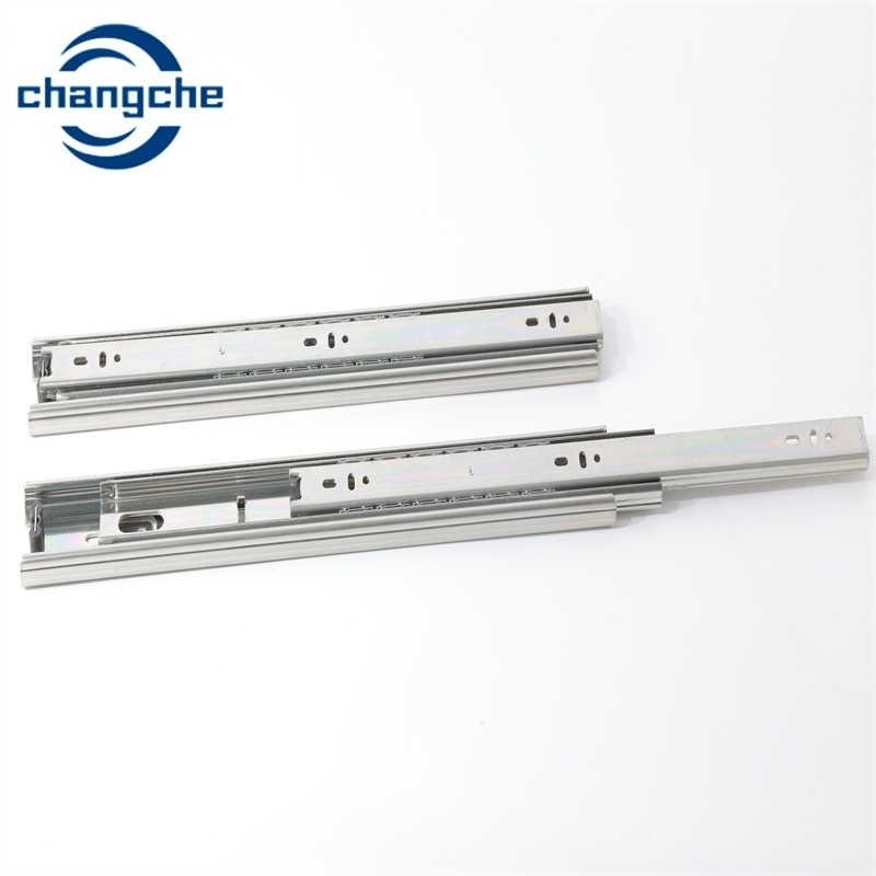 changche ball bearing soft close  Drawer Slides Thin Type Slide Metal Box for furniture kitchen cabinet drawer