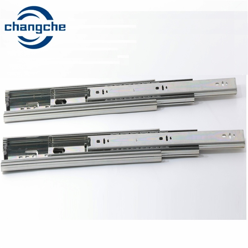 changche ball bearing soft close  Drawer Slides Thin Type Slide Metal Box for furniture kitchen cabinet drawer