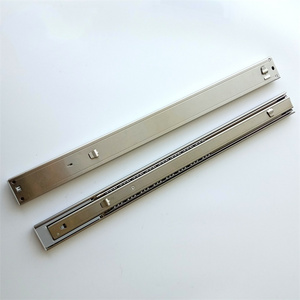 China Factory Undermount Drawer Slide  Furniture metal drawer slides ball bearing soft close drawer slides with hook