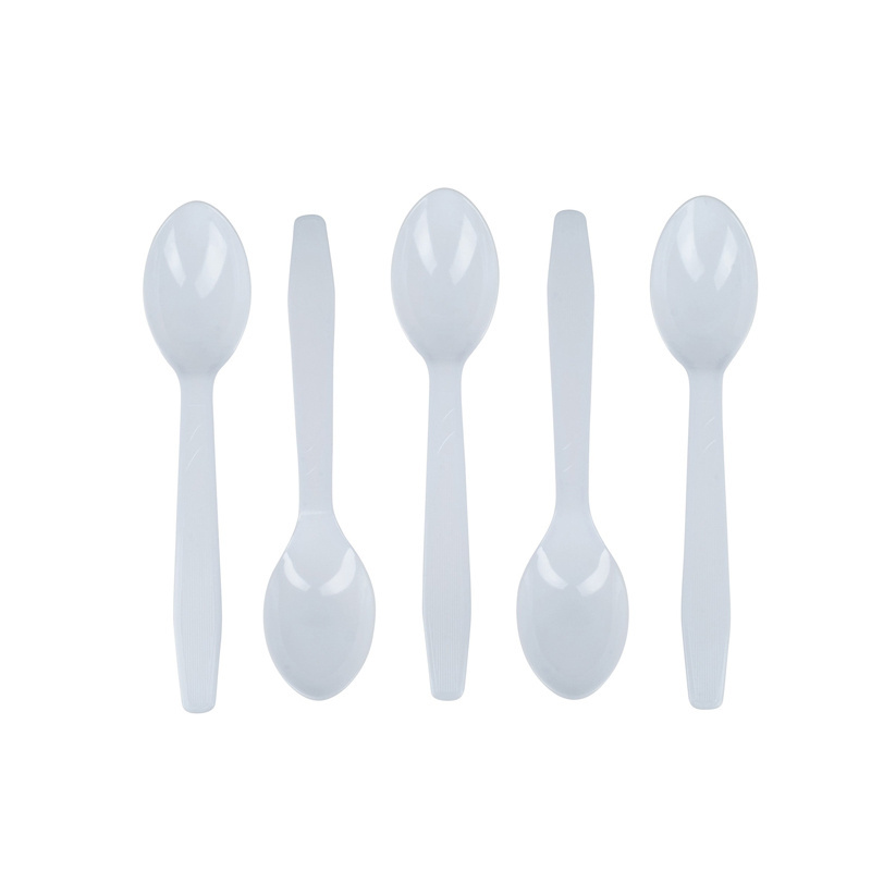 Hot sale custom disposable plastic drop shape Small dessert spoon ice-cream scoop