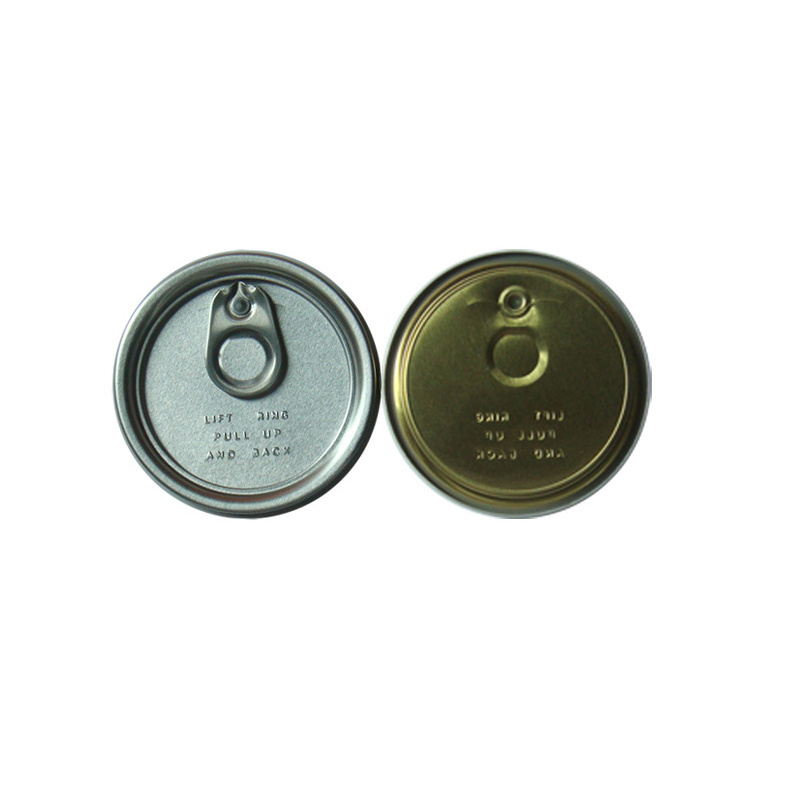 Manufacture Tin Foil Lid Easy Peel Off End Easy Open Lid Tin easy open end cover customize Factory Price Customized Logo 02