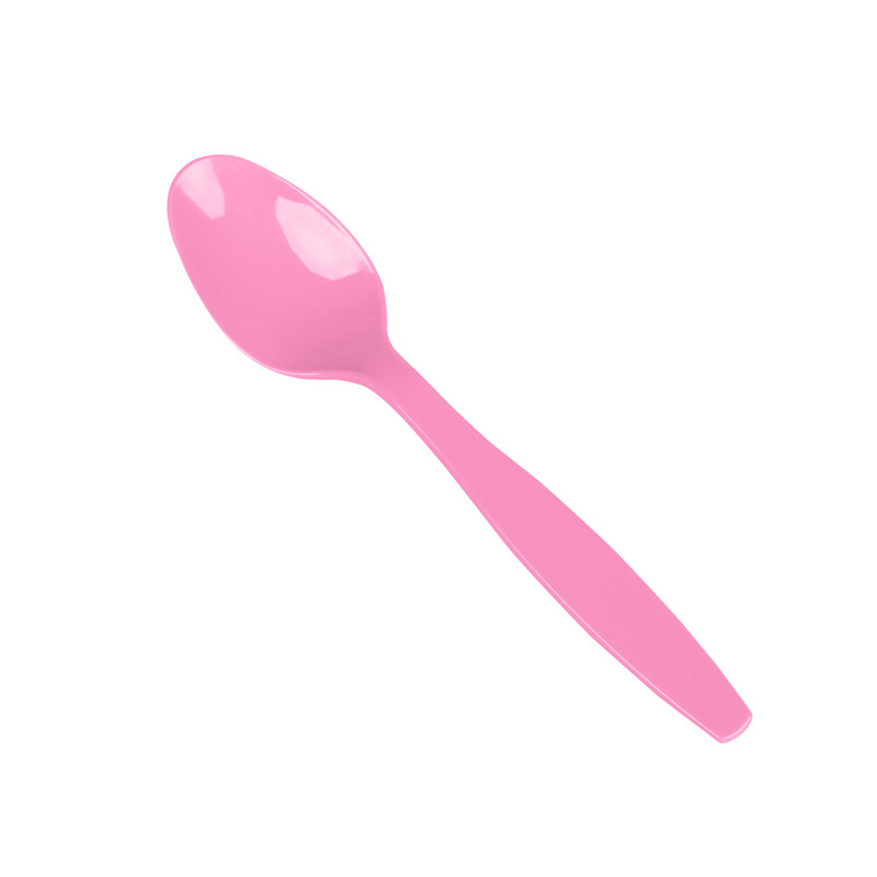 Hot sale custom disposable plastic drop shape Small dessert spoon ice-cream scoop