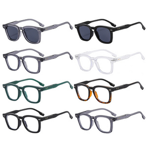 2023 High Quality Unique Man Hand Made Acetate Optical Frame Retro Wholesale Handmade Glasses Acetate Eyewear Eyeglasses Frames