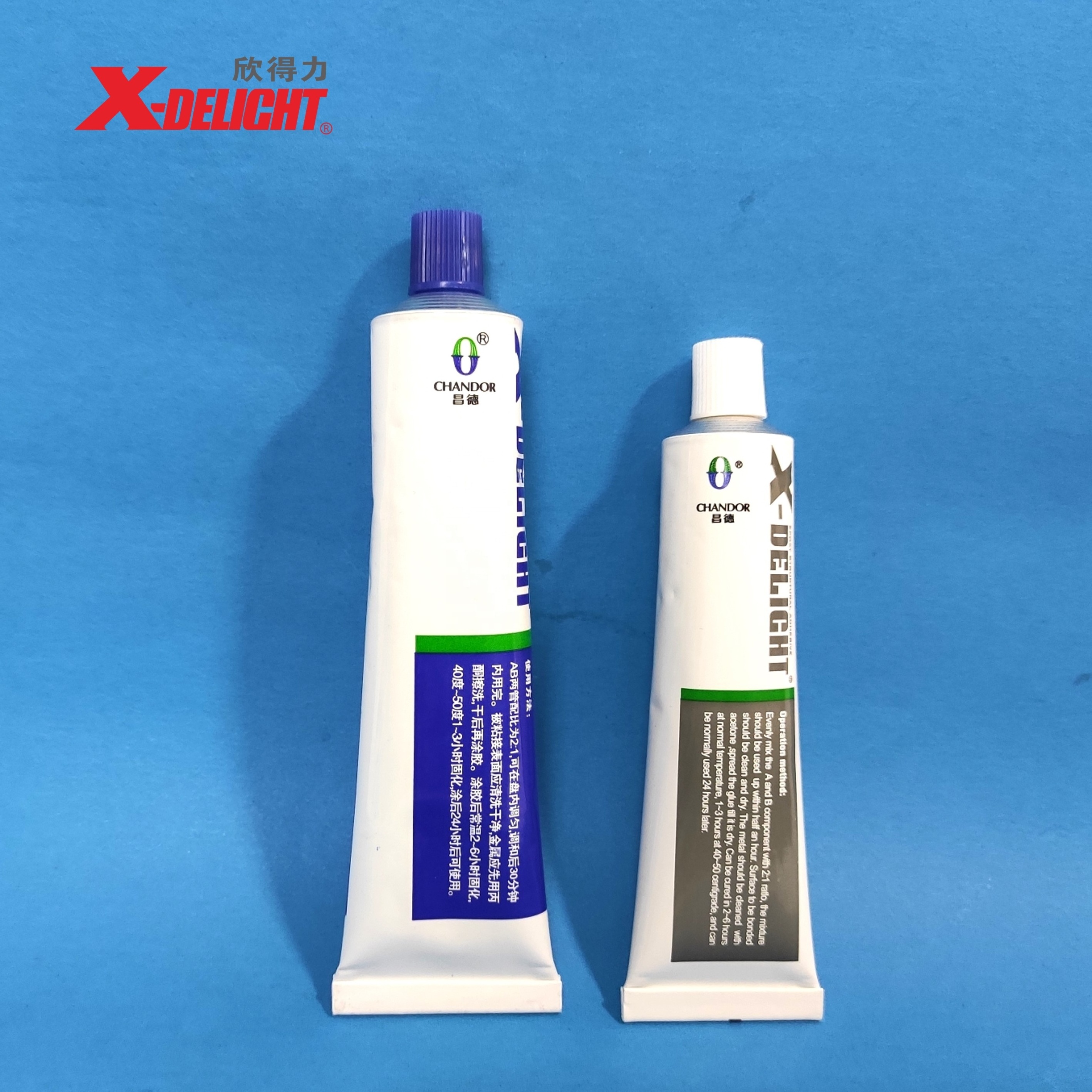 General Use Wholesale X-DELIGHT  2:1 waterproof odorless non-toxic epoxy adhesive  epoxy resin glue for most of hard materials