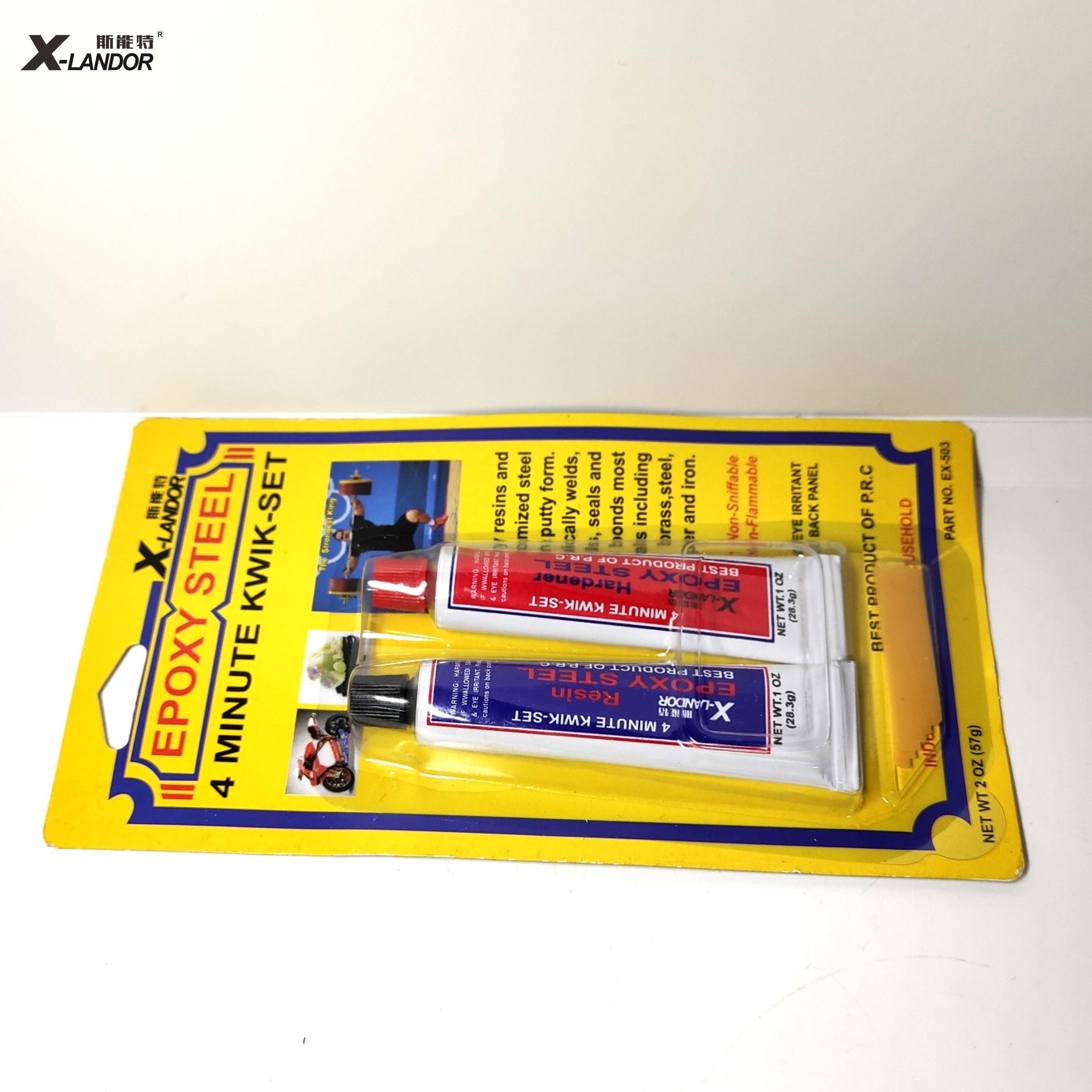 X-LANDOR  two component  Fast Adhesive acrylic AB strong bonding glue  for metal rubber plastic glass