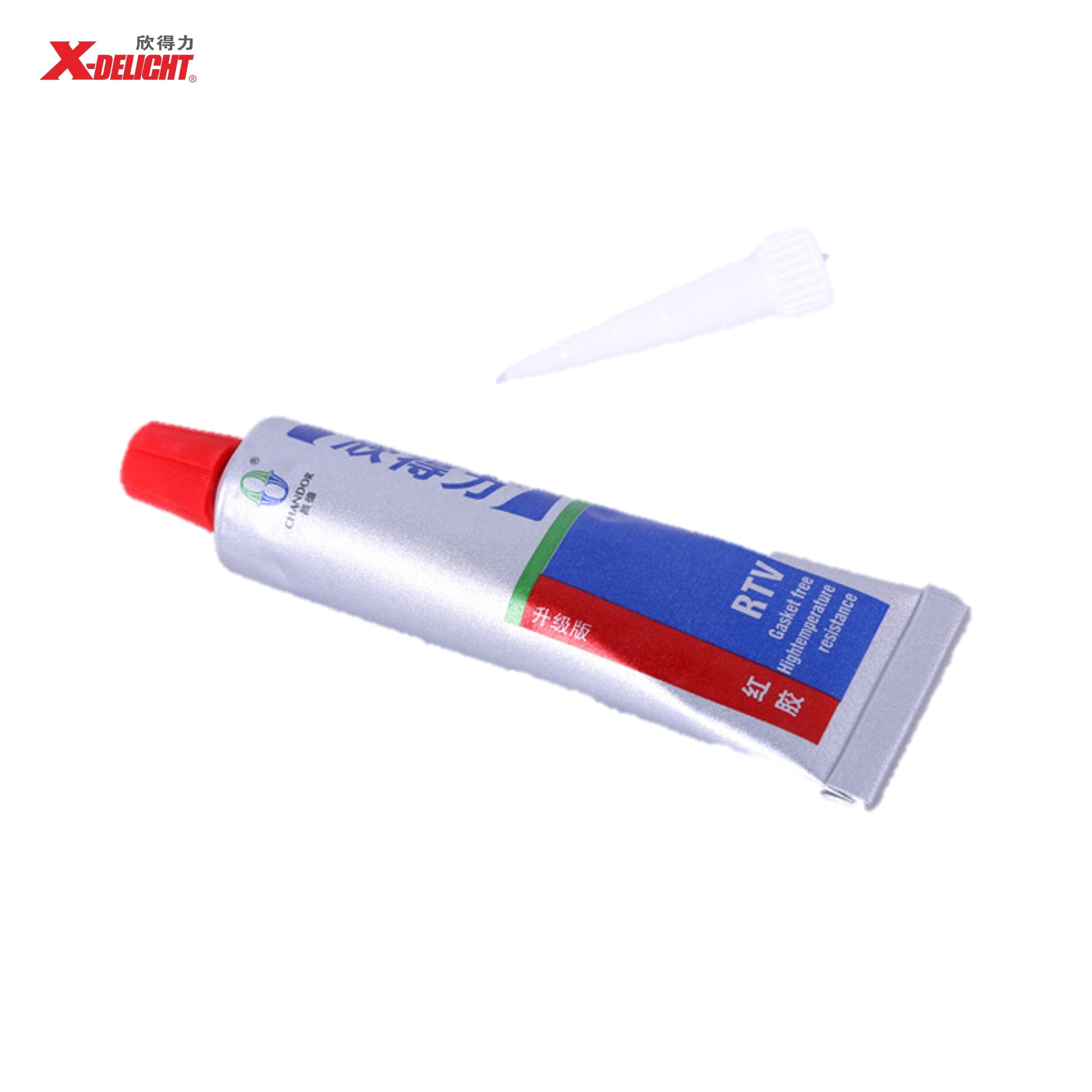 X-Delight  RED 55g  hi-temp  RTV Silicone gasket maker Sellador de silicona Gasket free sealant  for automobile