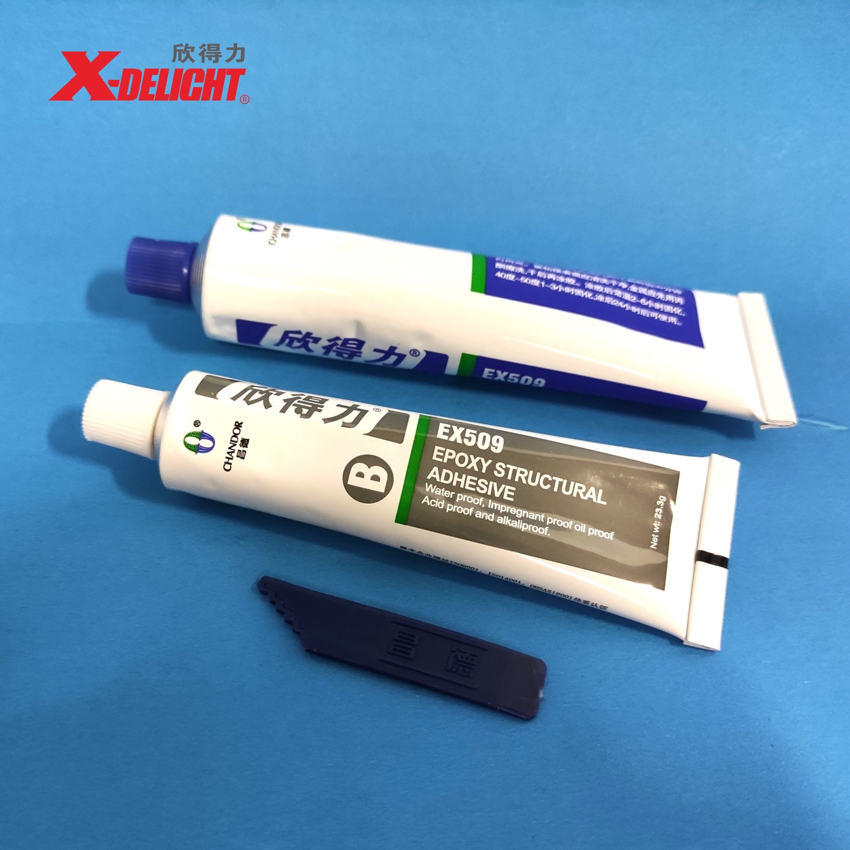 General Use Wholesale X-DELIGHT  2:1 waterproof odorless non-toxic epoxy adhesive  epoxy resin glue for most of hard materials