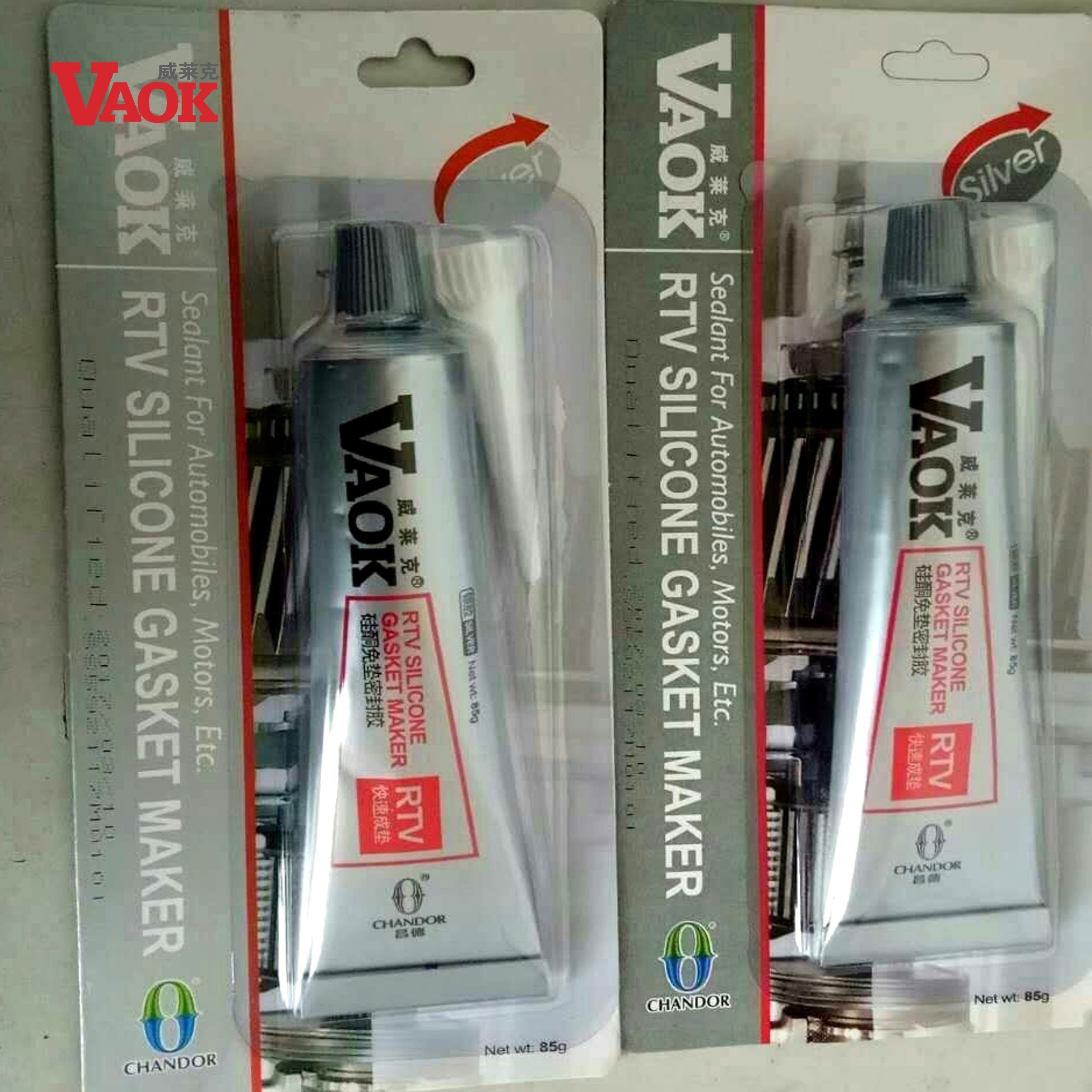 VAOK  high temp RTV silicona neutra gasket maker sealant 85g  Gasket free adhesive for automobile