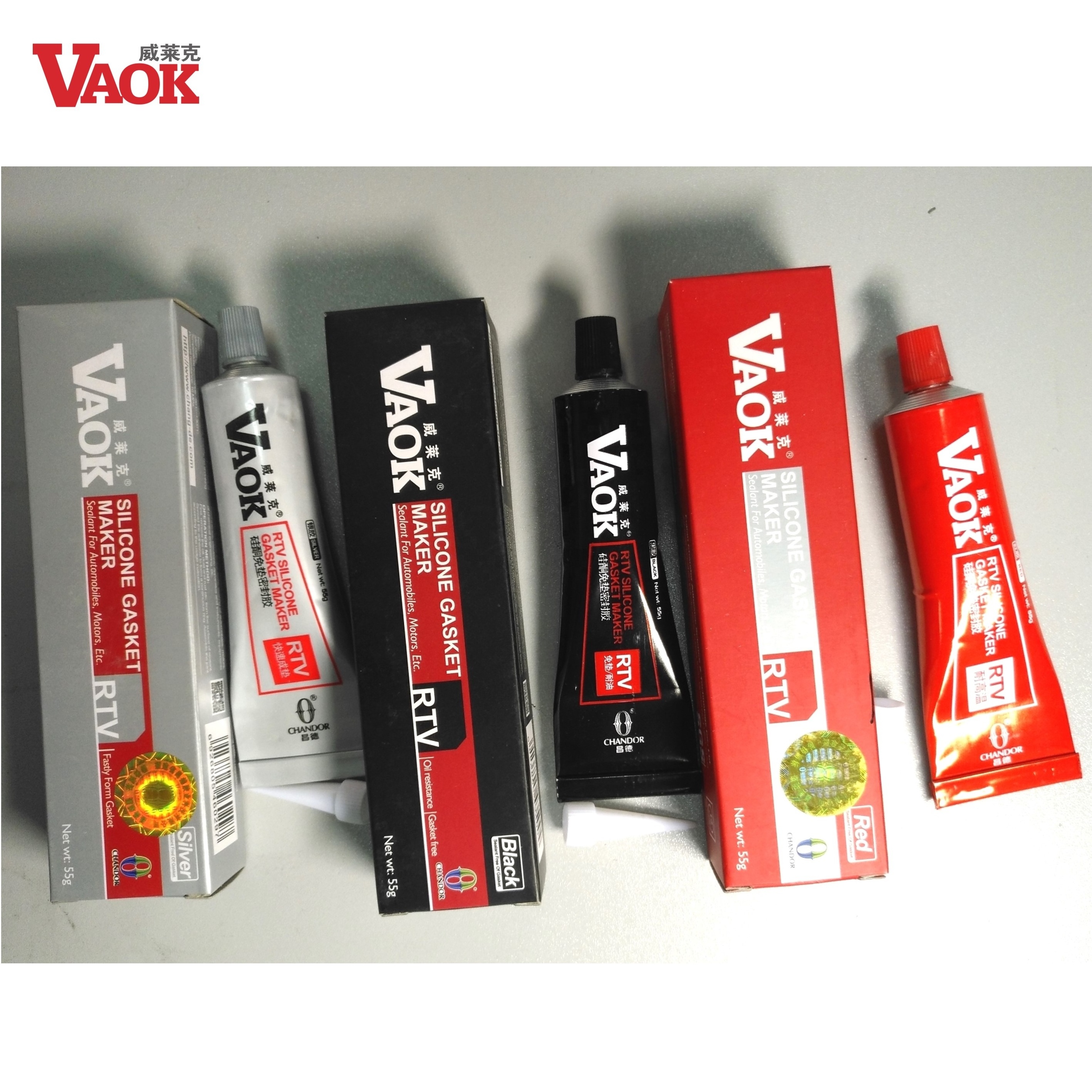 VAOK  high temp RTV silicona neutra gasket maker sealant 85g  Gasket free adhesive for automobile