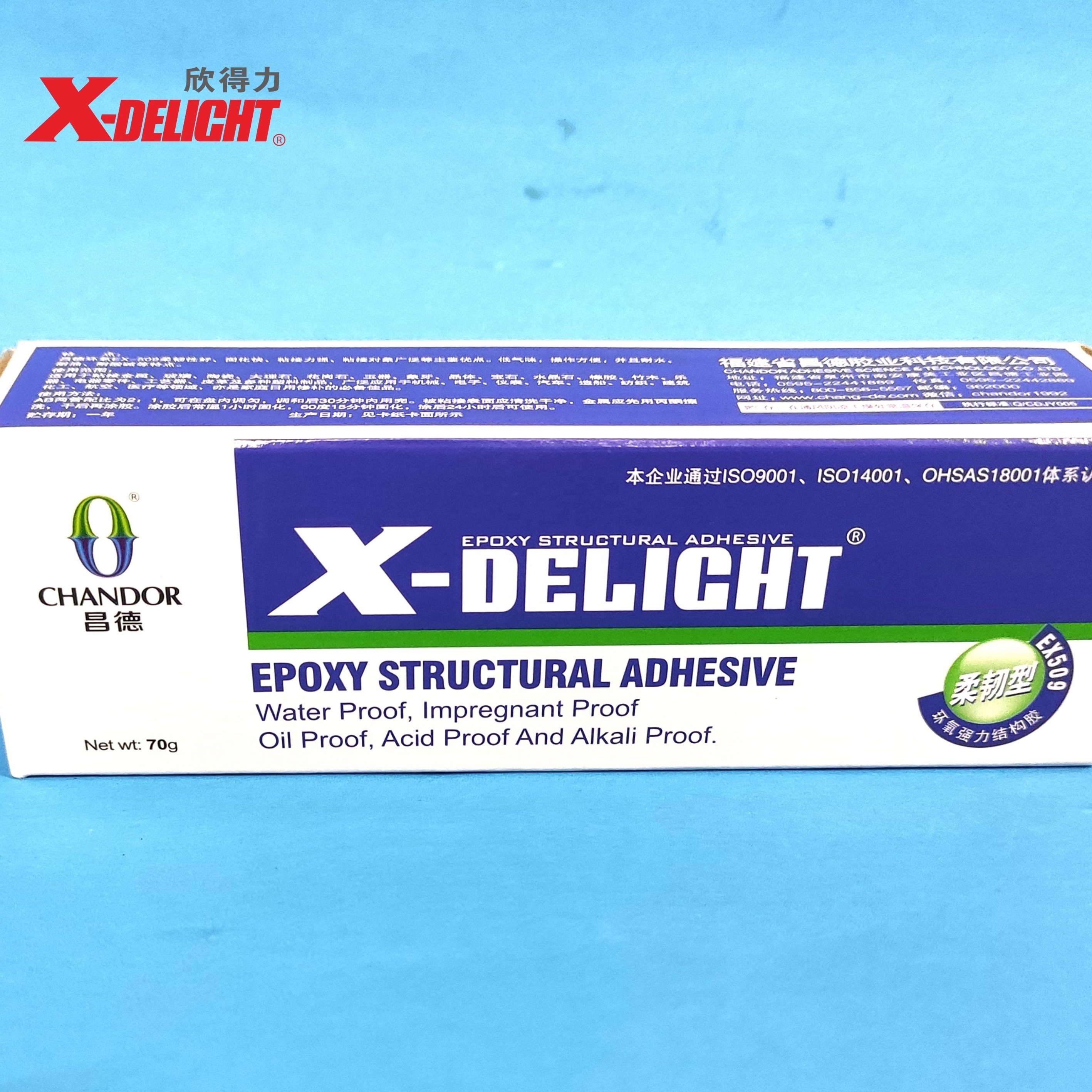 General Use Wholesale X-DELIGHT  2:1 waterproof odorless non-toxic epoxy adhesive  epoxy resin glue for most of hard materials